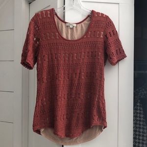 Anthropologie lace blouse
